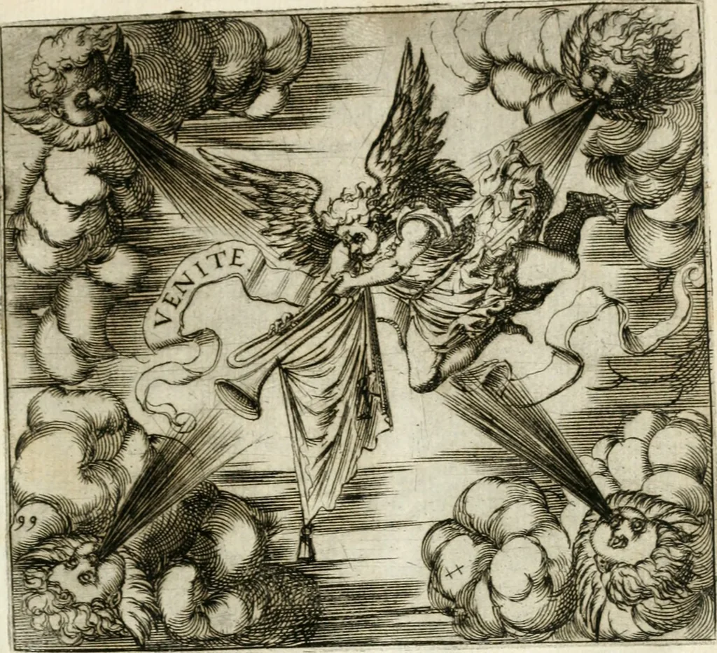 An illustration from Emblemes, ov, Devises chrestiennes, 1571, leaf 208