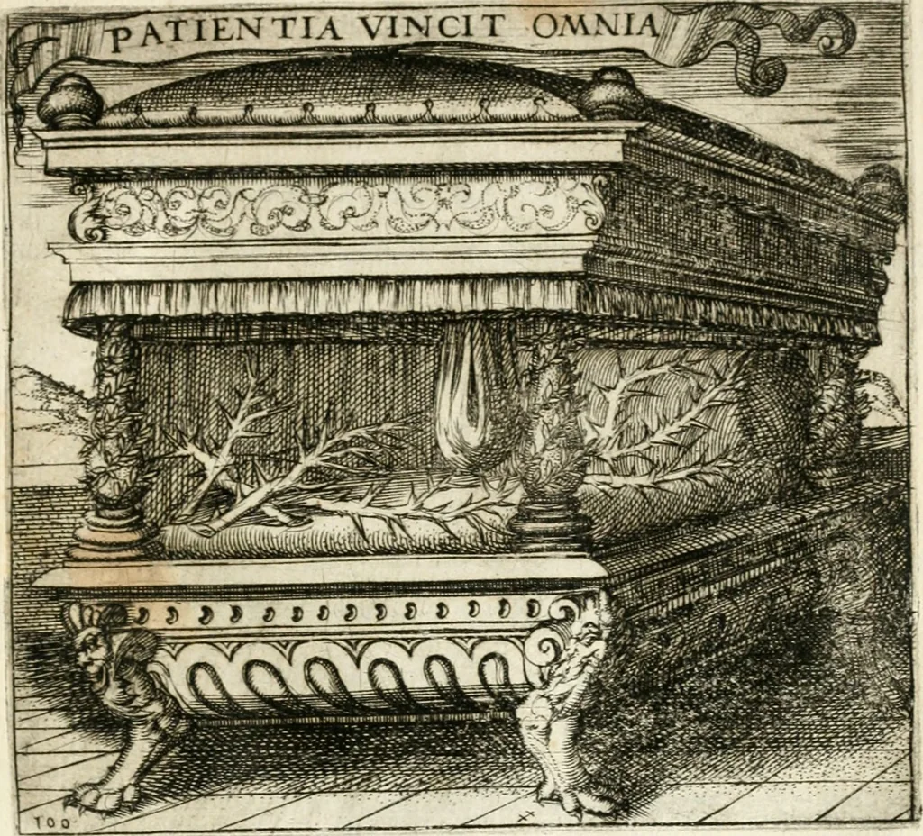 An illustration from Emblemes, ov, Devises chrestiennes, 1571, leaf 210