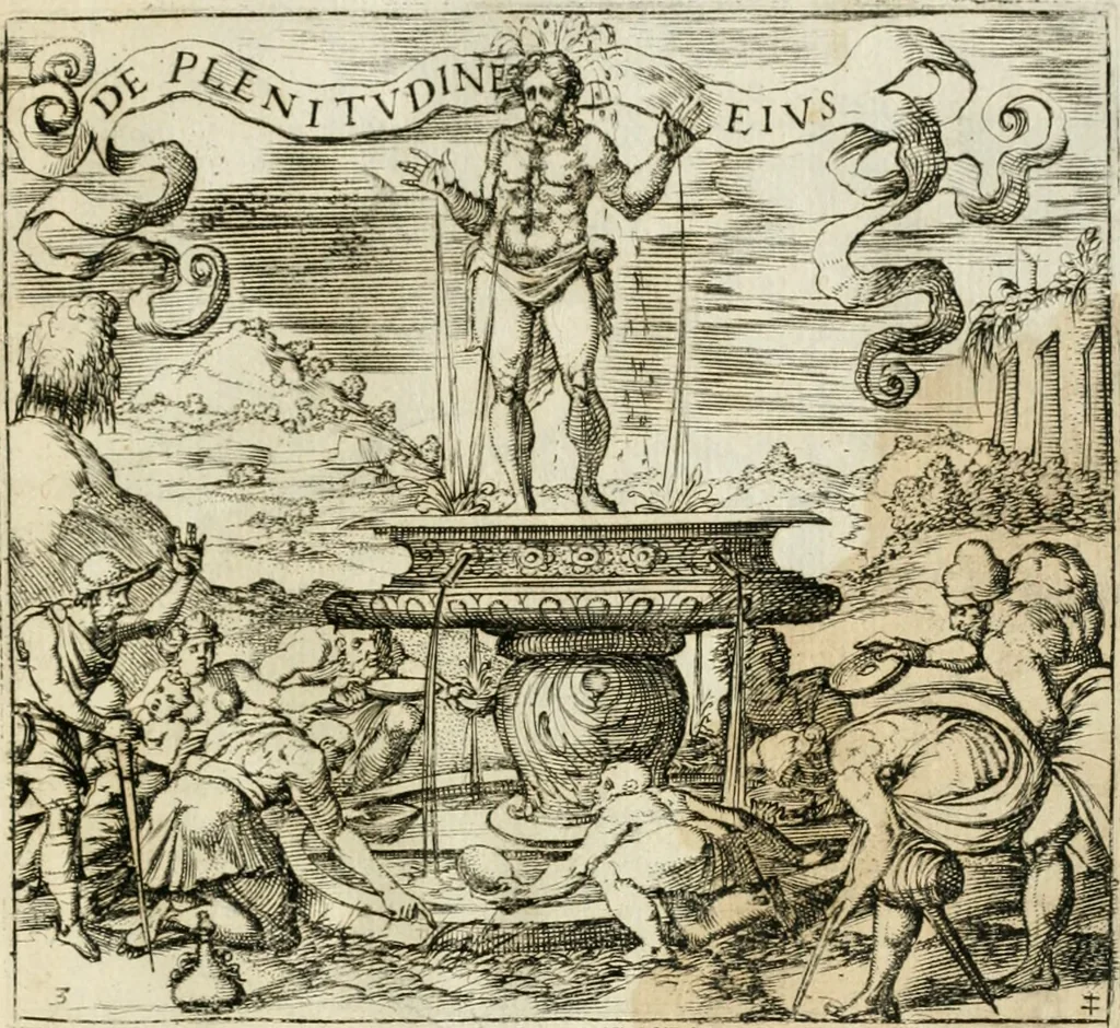 An illustration from Emblemes, ov, Devises chrestiennes, 1571, leaf 24