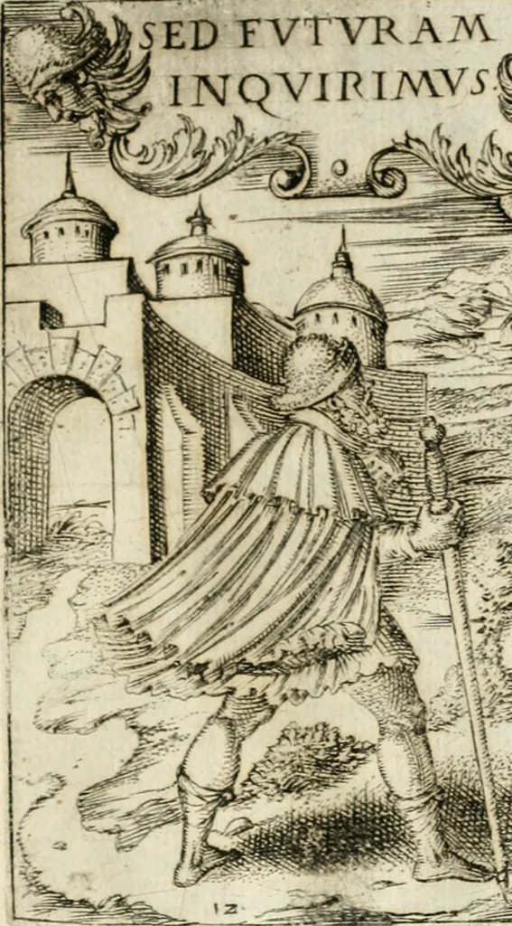 An illustration from Emblemes, ov, Devises chrestiennes, 1571, leaf 42