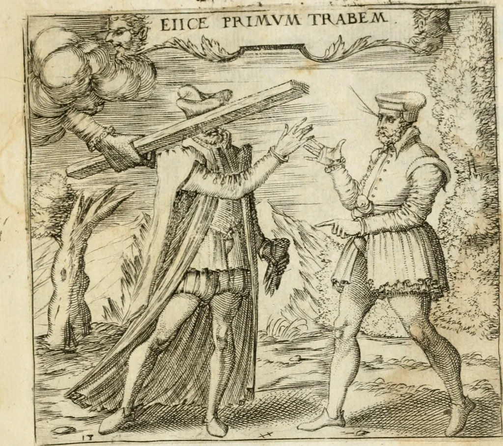An illustration from Emblemes, ov, Devises chrestiennes, 1571, leaf 54
