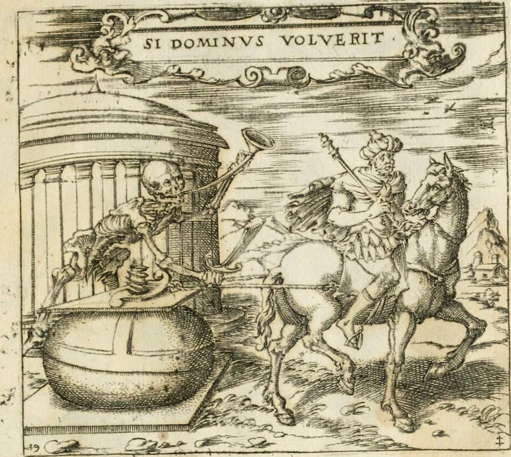 An illustration from Emblemes, ov, Devises chrestiennes, 1571, leaf 56