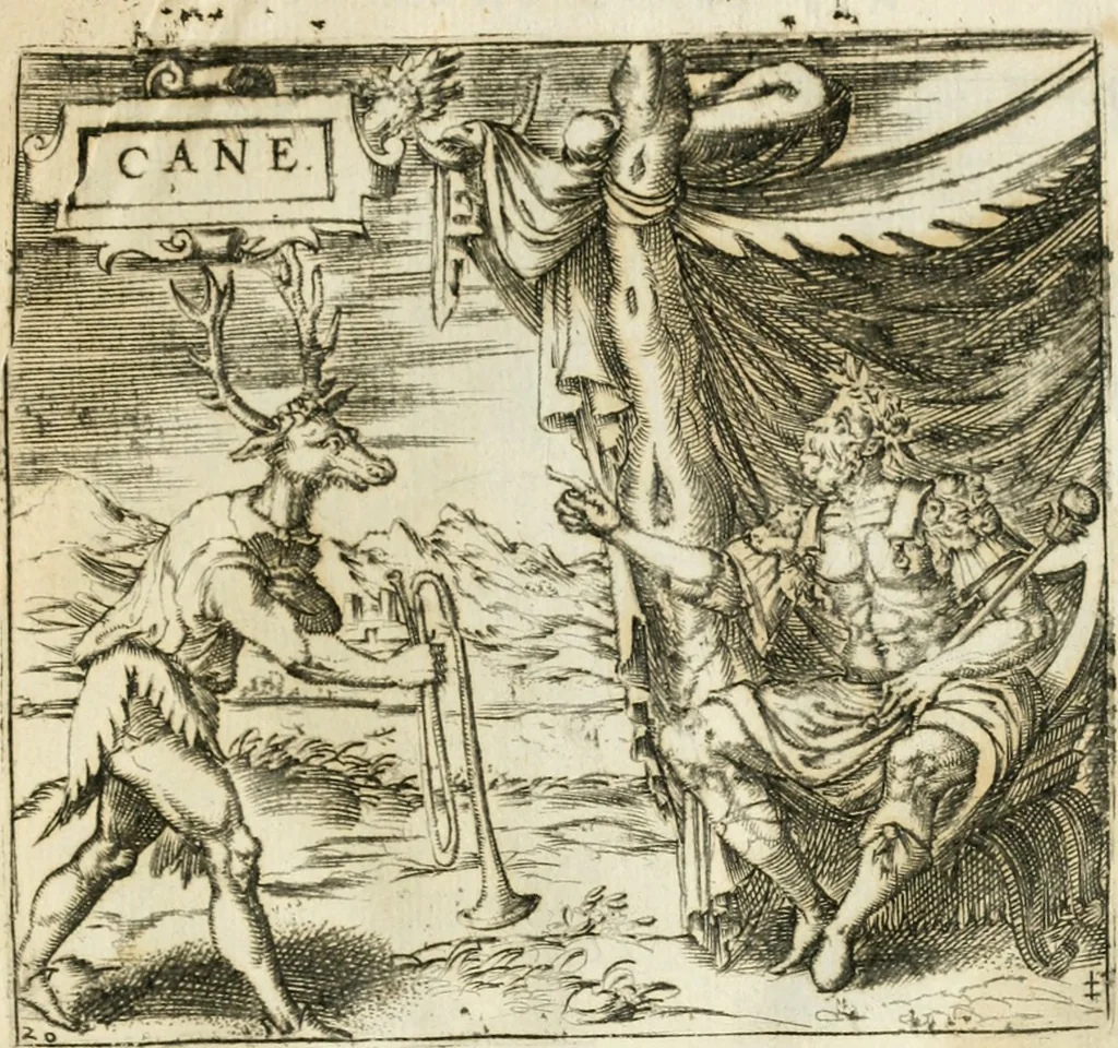 An illustration from Emblemes, ov, Devises chrestiennes, 1571, leaf 58