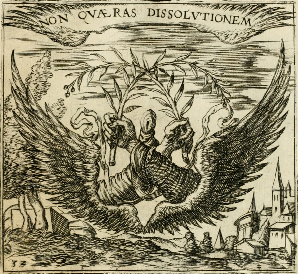 An illustration from Emblemes, ov, Devises chrestiennes, 1571, leaf 82