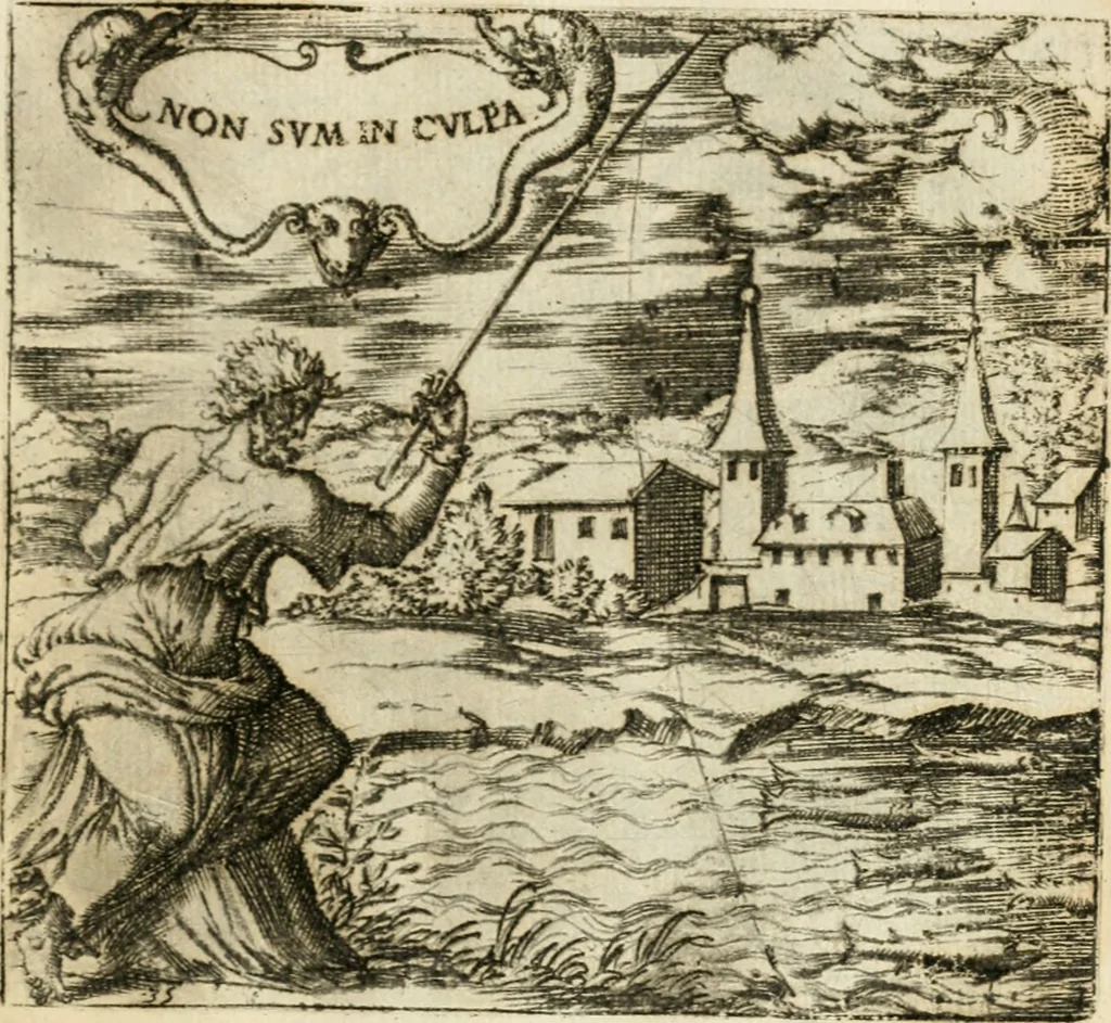 An illustration from Emblemes, ov, Devises chrestiennes, 1571, leaf 88