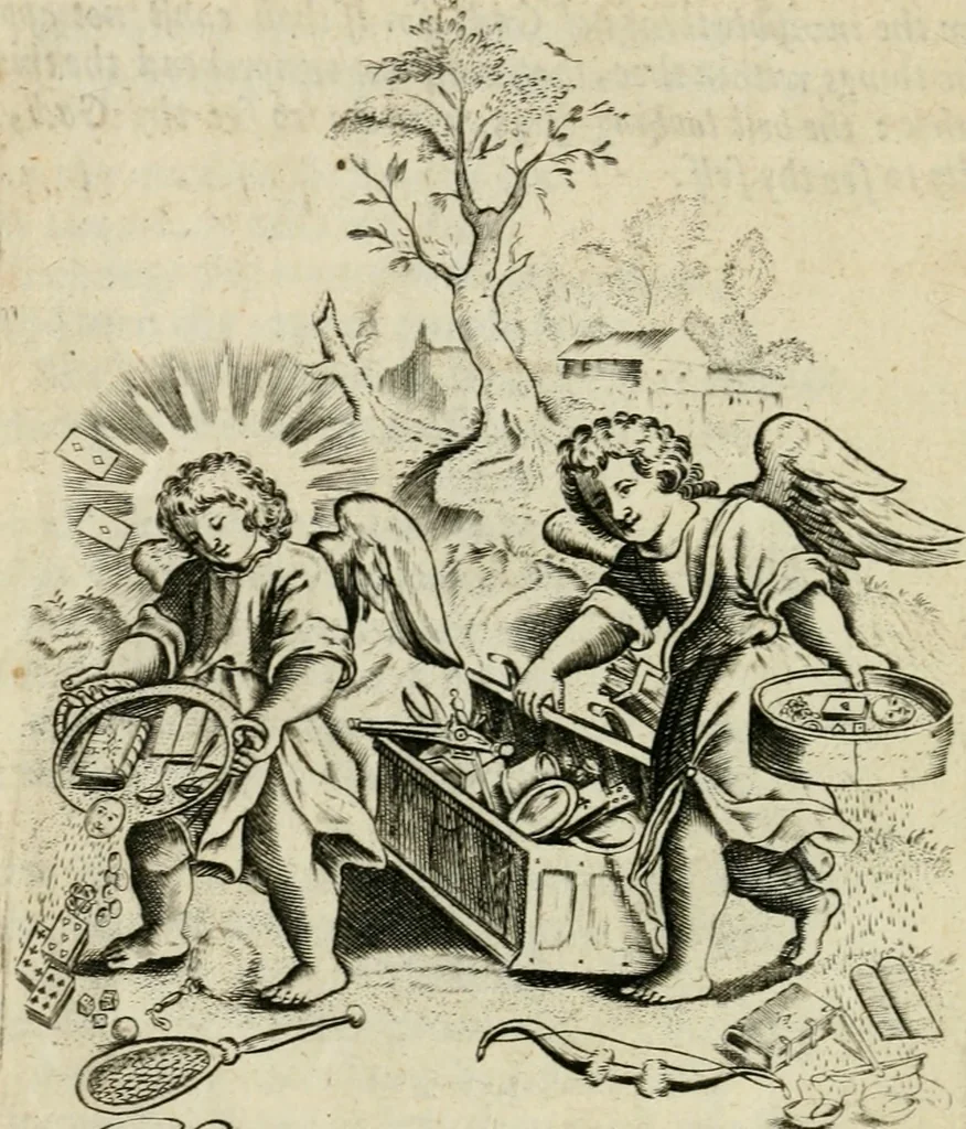 An illustration from Emblemes, 1658, leaf 101