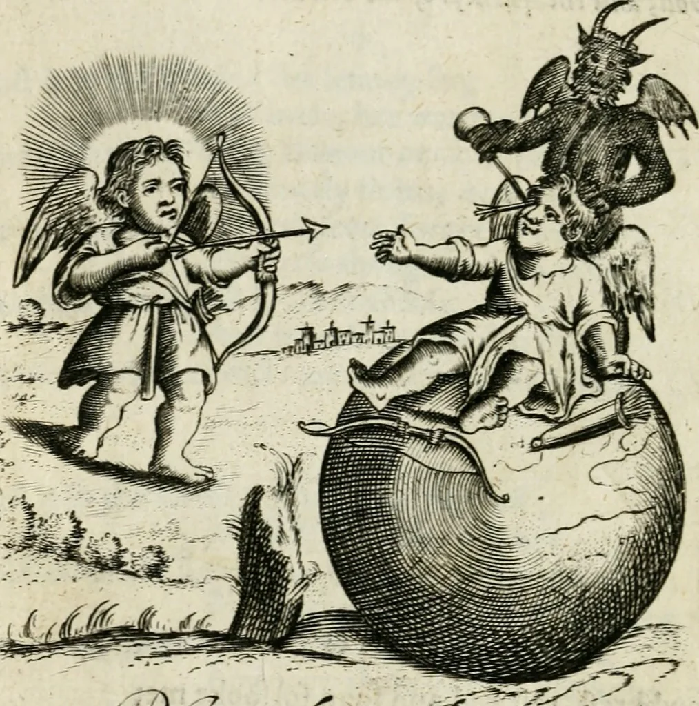An illustration from Emblemes, 1658, leaf 125
