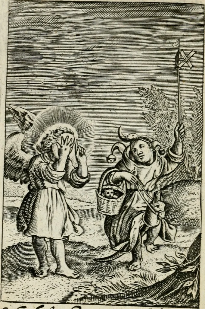 An illustration from Emblemes, 1658, leaf 145