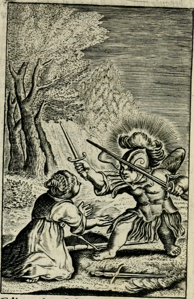 An illustration from Emblemes, 1658, leaf 161