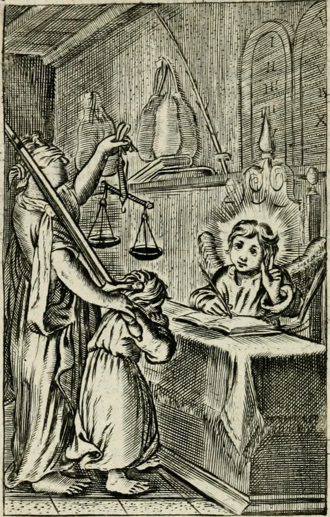 An illustration from Emblemes, 1658, leaf 177