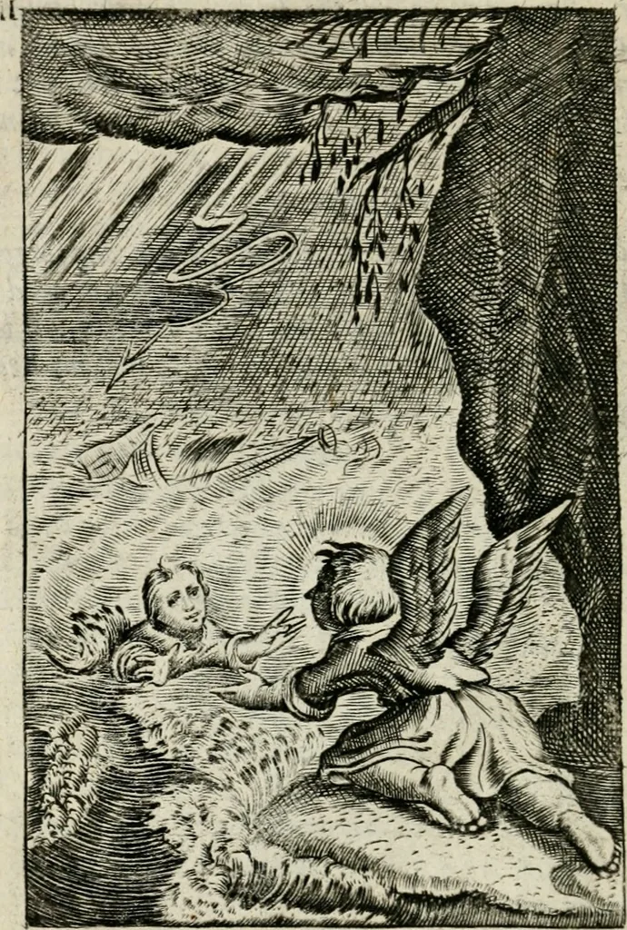 An illustration from Emblemes, 1658, leaf 181