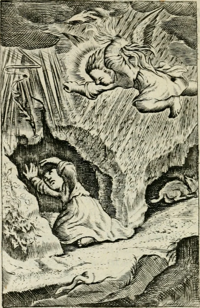 An illustration from Emblemes, 1658, leaf 185