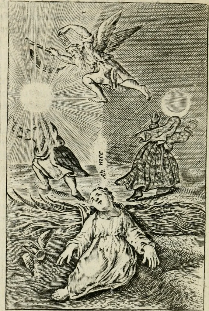 An illustration from Emblemes, 1658, leaf 197