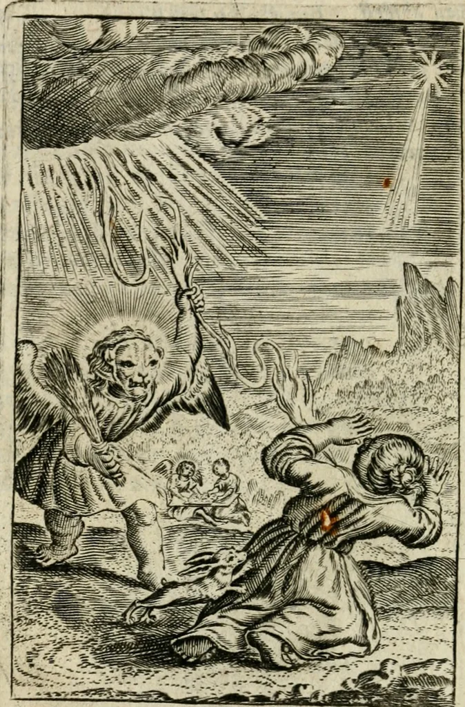 An illustration from Emblemes, 1658, leaf 209