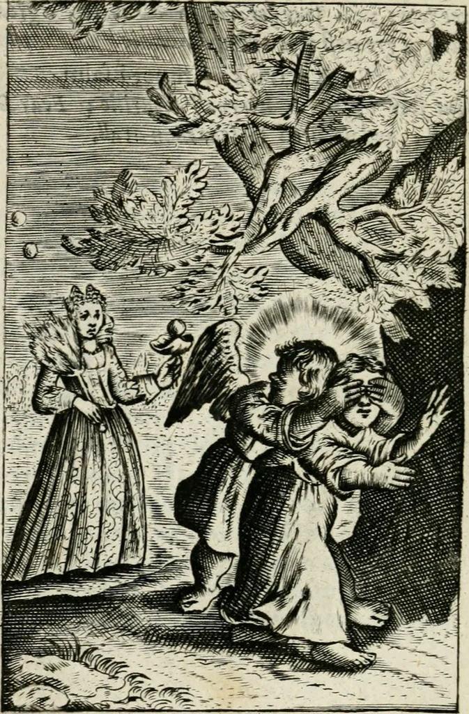 An illustration from Emblemes, 1658, leaf 217