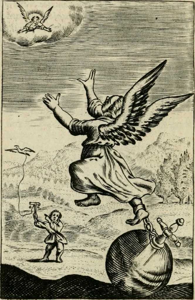 An illustration from Emblemes, 1658, leaf 293
