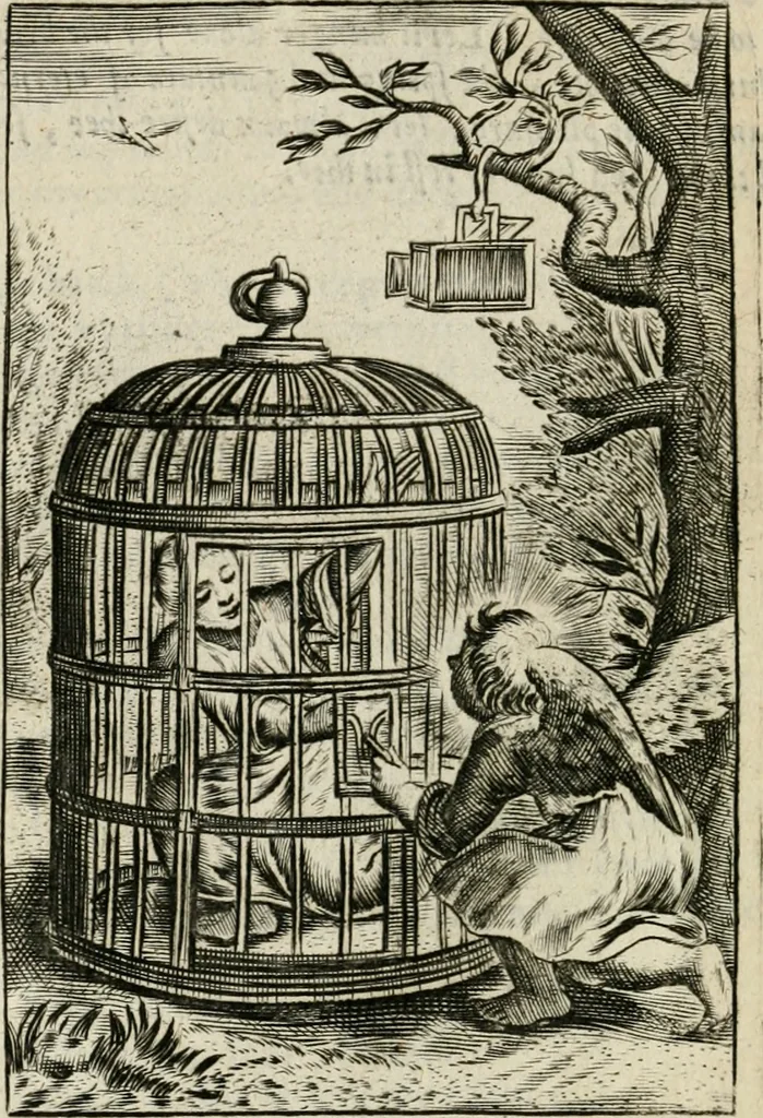 An illustration from Emblemes, 1658, leaf 297