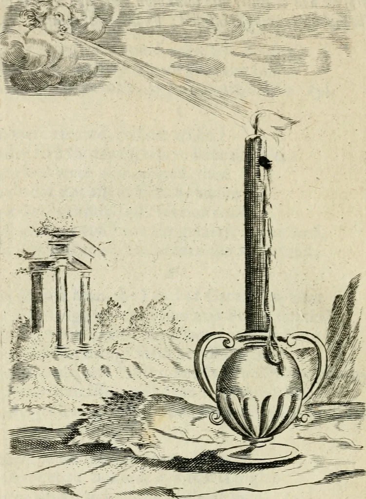 An illustration from Emblemes, 1658, leaf 343