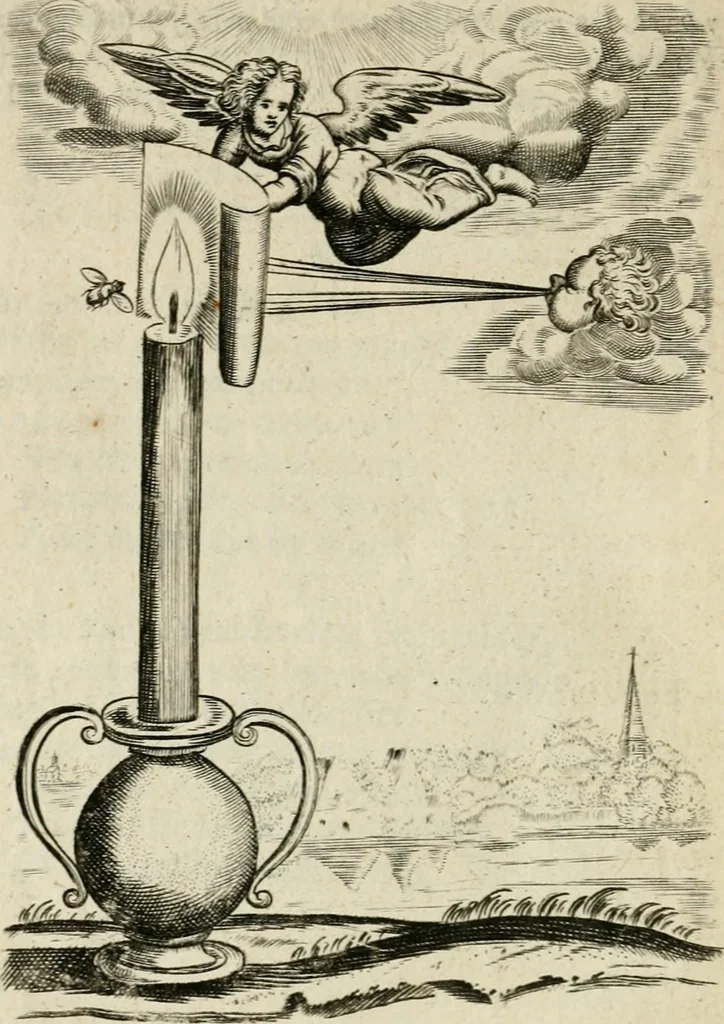 An illustration from Emblemes, 1658, leaf 351