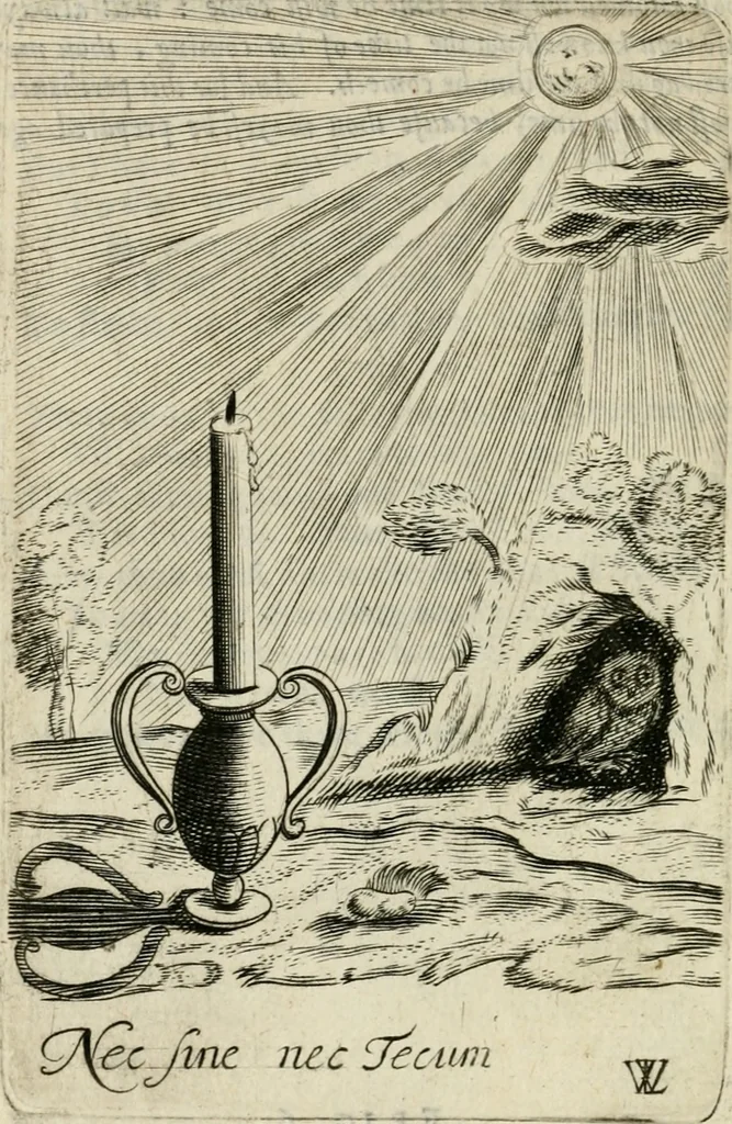 An illustration from Emblemes, 1658, leaf 359