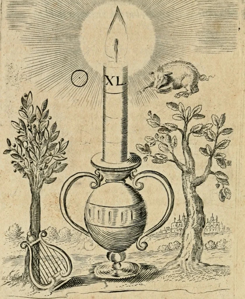 An illustration from Emblemes, 1658, leaf 379