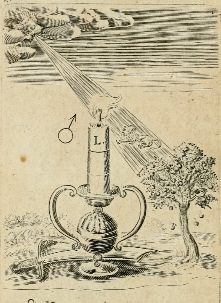 An illustration from Emblemes, 1658, leaf 383