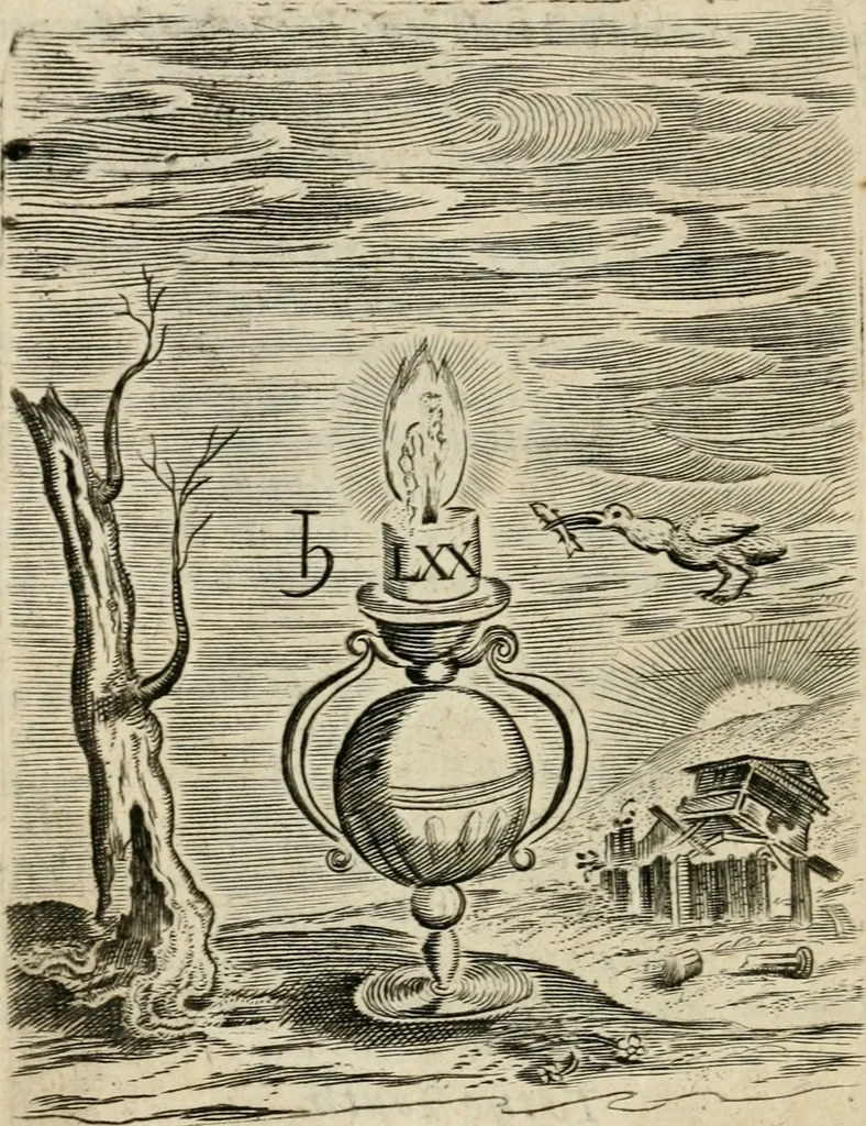 An illustration from Emblemes, 1658, leaf 391