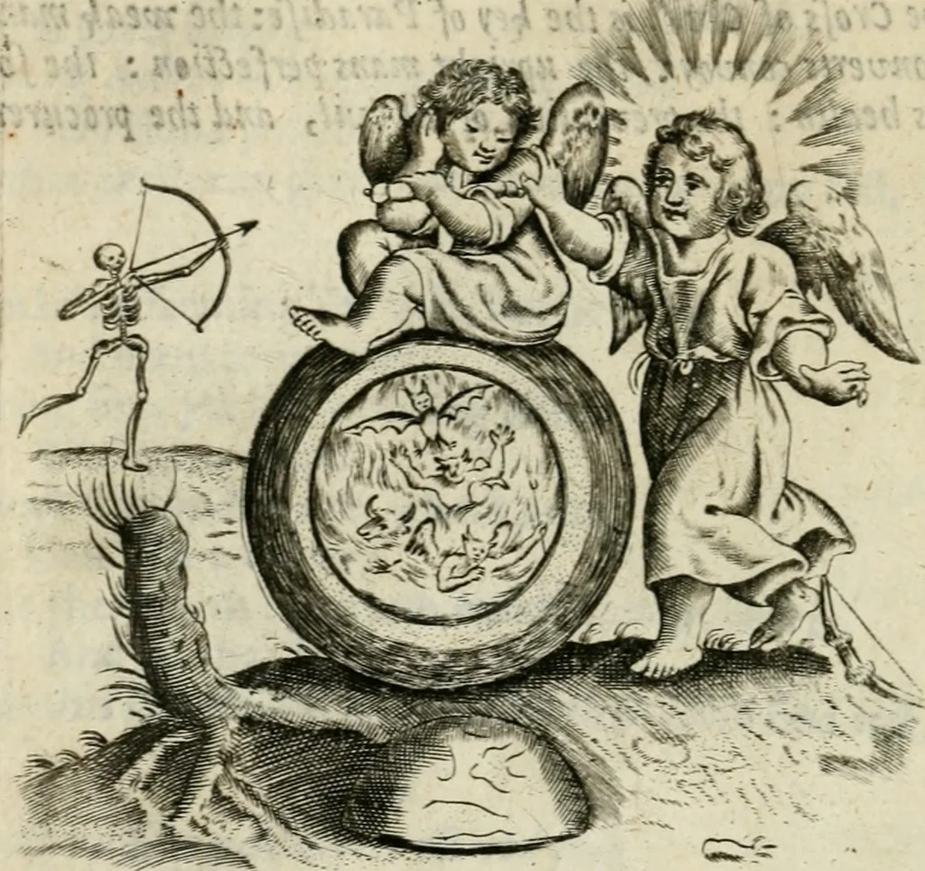 An illustration from Emblemes, 1658, leaf 41