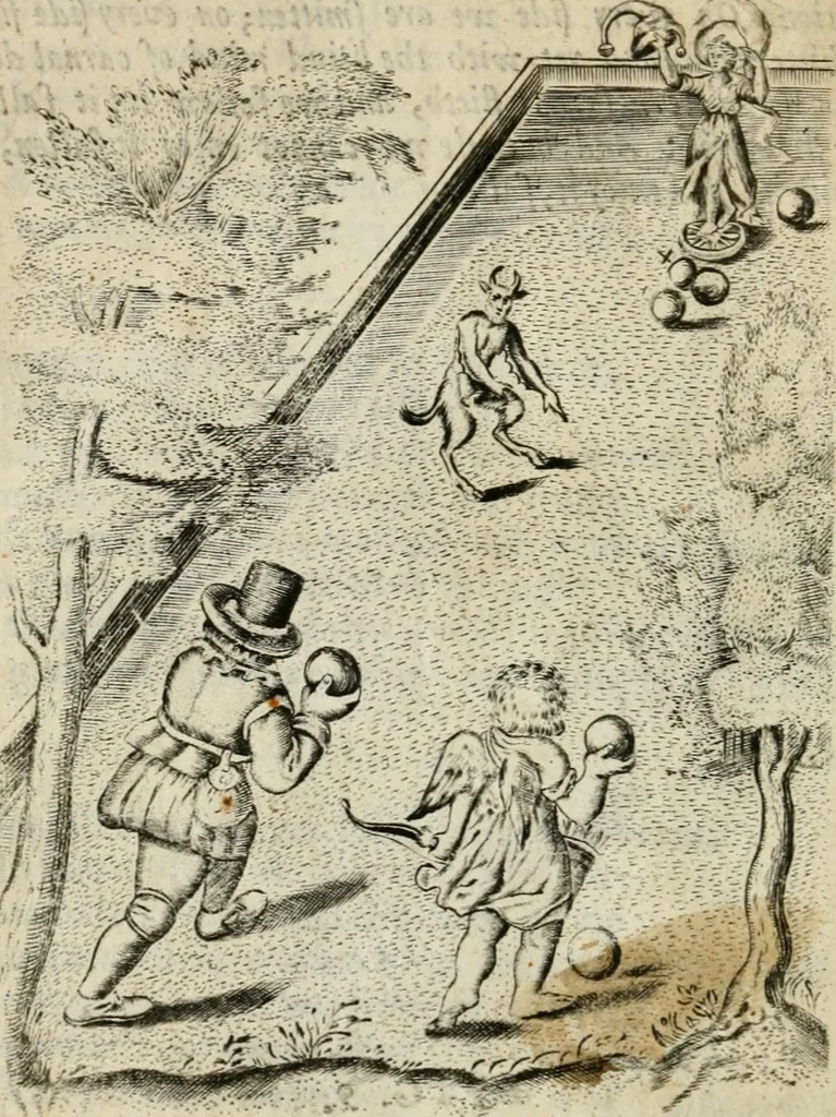 An illustration from Emblemes, 1658, leaf 53