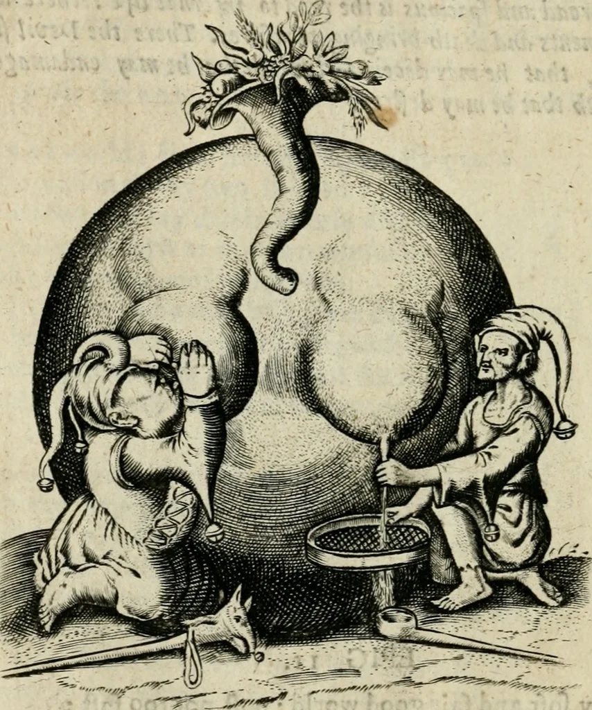 An illustration from Emblemes, 1658, leaf 61