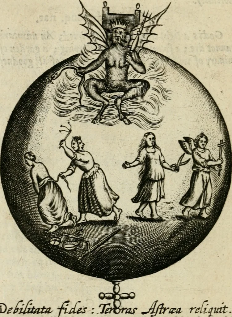 An illustration from Emblemes, 1658, leaf 73