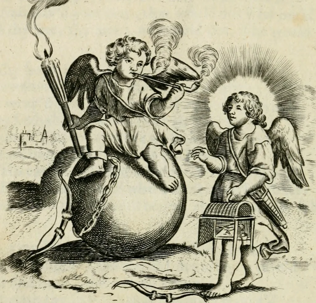 An illustration from Emblemes, 1658, leaf 89