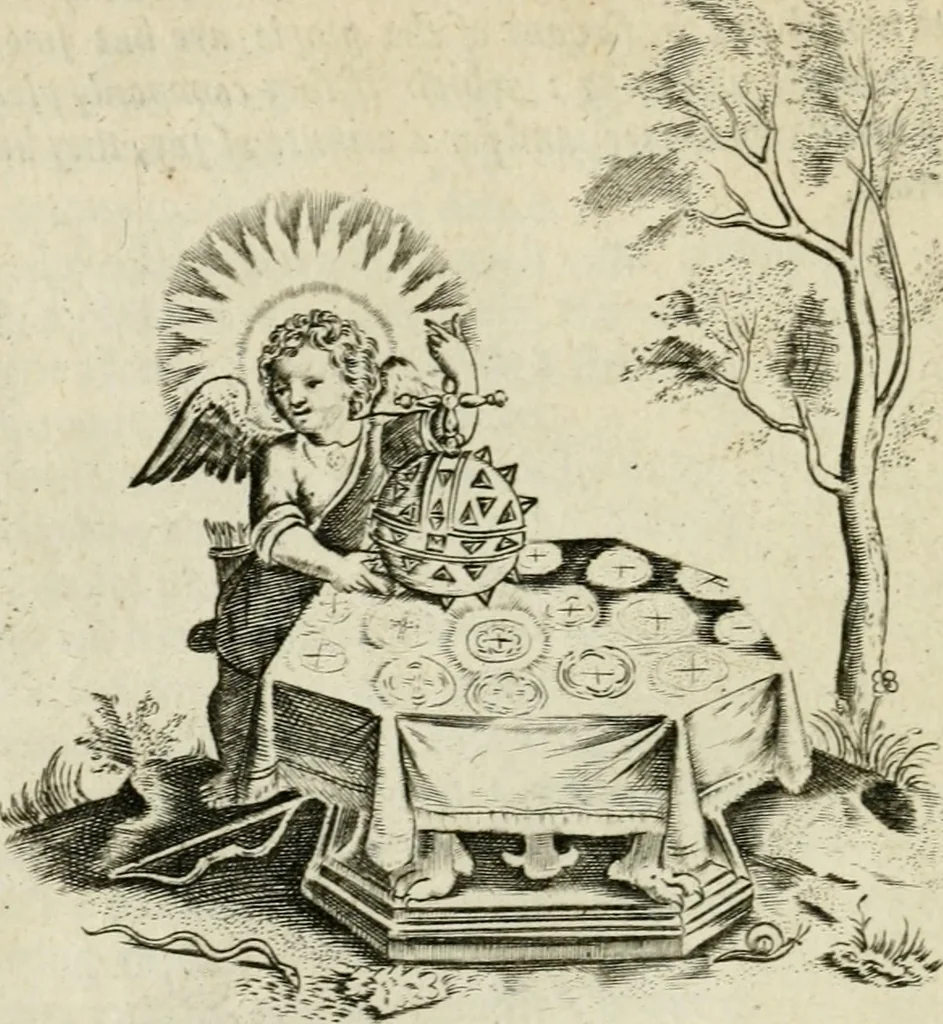 An illustration from Emblemes, 1658, leaf 93