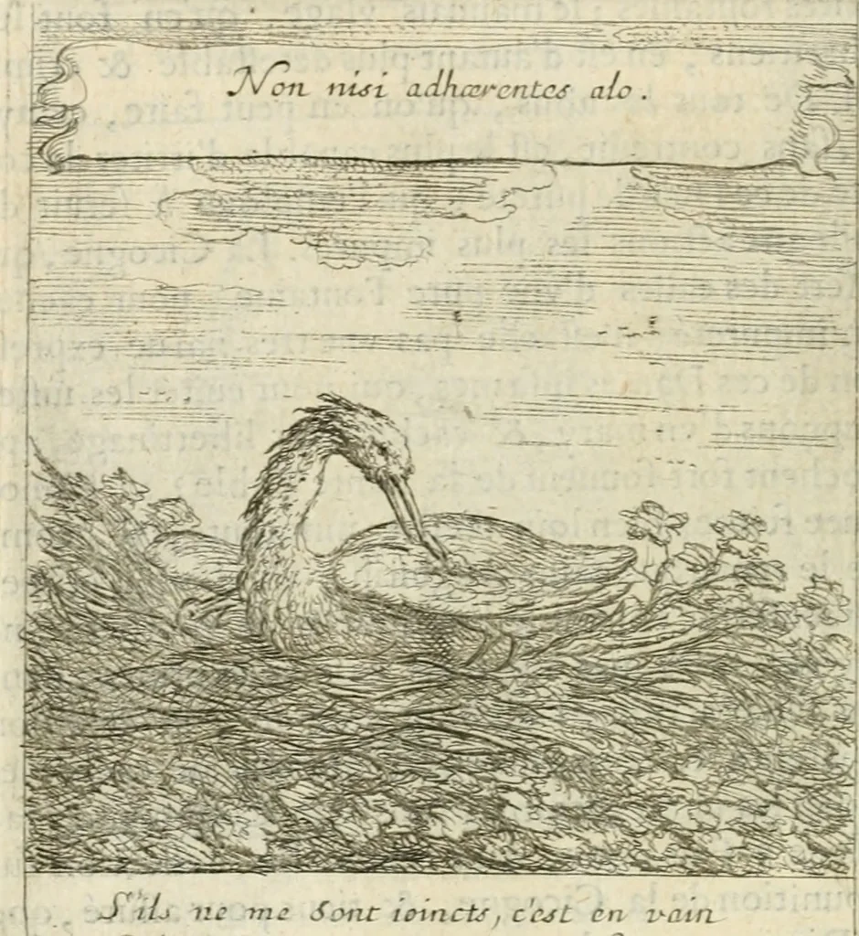An illustration from Emblemes sacrez sur le tres-saint et tres-adorable sacrement de l'eucharistie, 1667, leaf 103