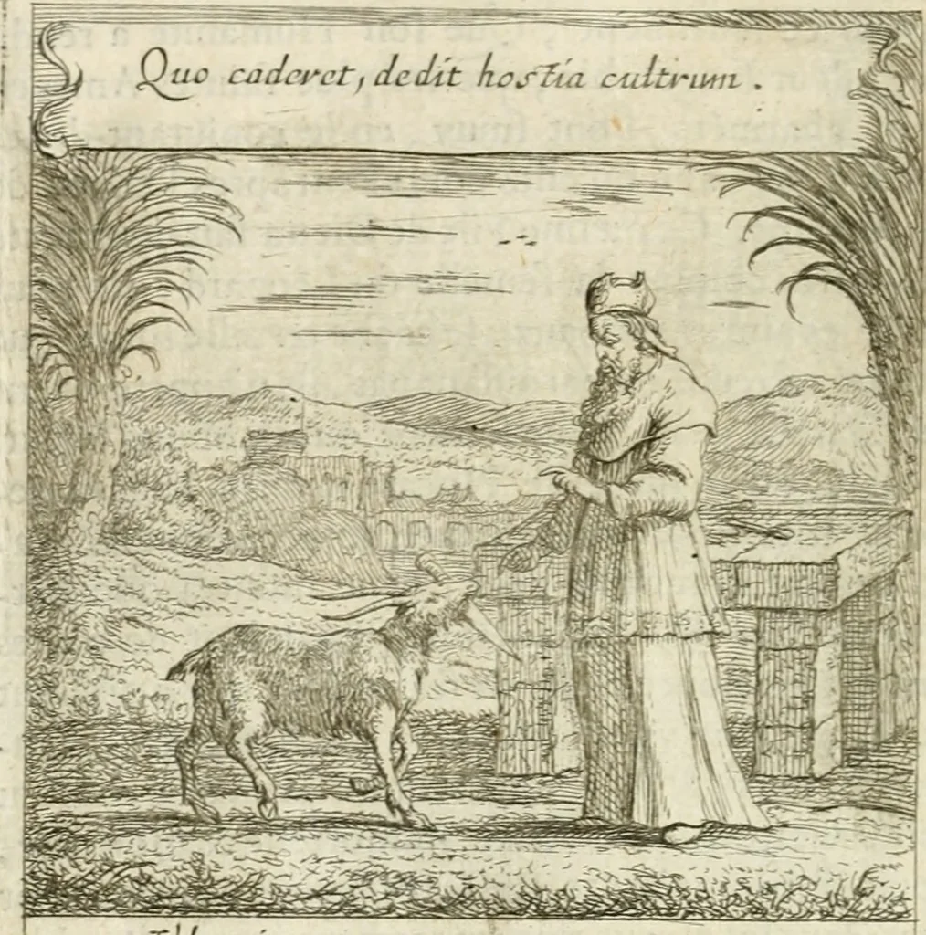 An illustration from Emblemes sacrez sur le tres-saint et tres-adorable sacrement de l'eucharistie, 1667, leaf 115