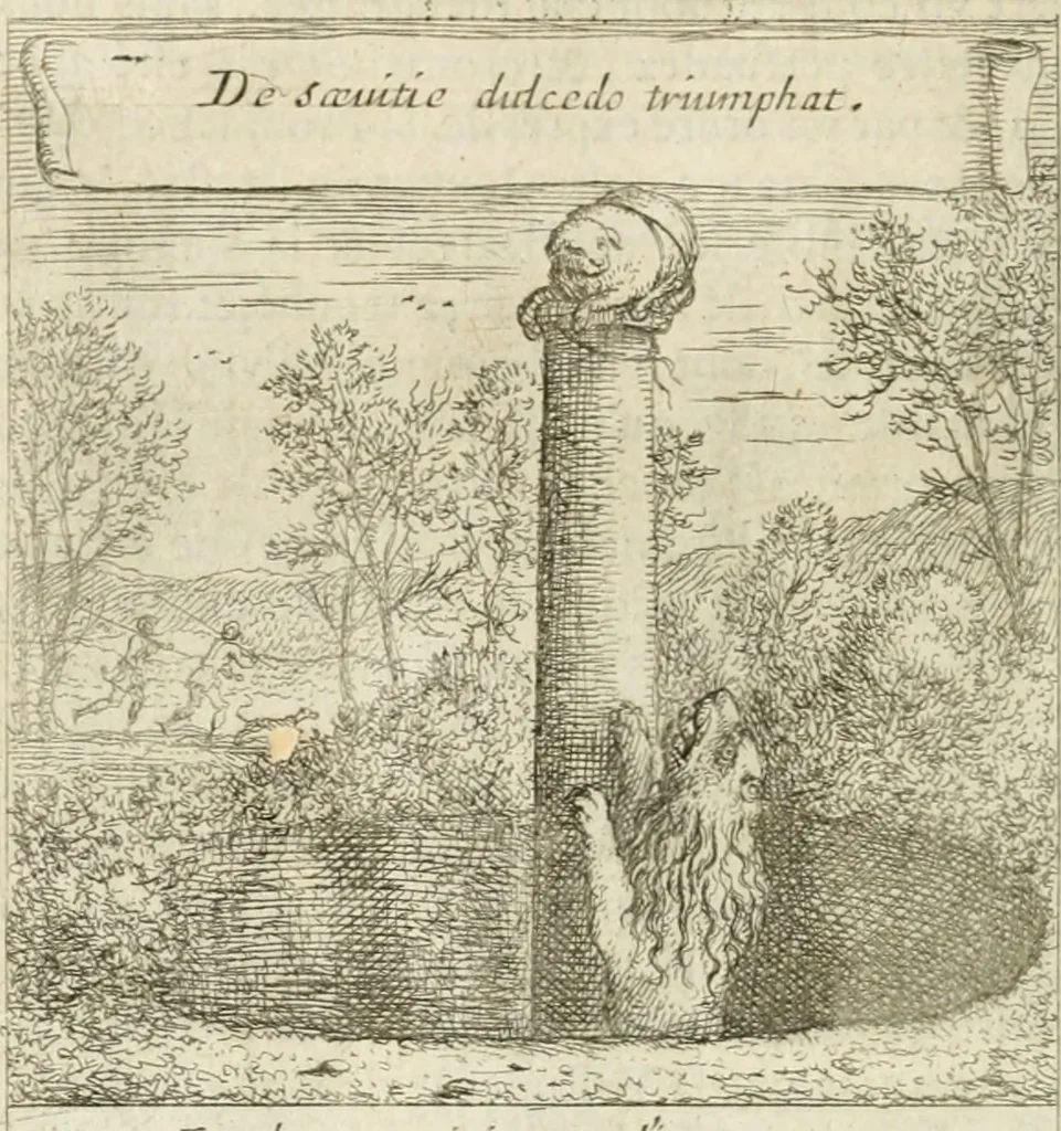 An illustration from Emblemes sacrez sur le tres-saint et tres-adorable sacrement de l'eucharistie, 1667, leaf 117