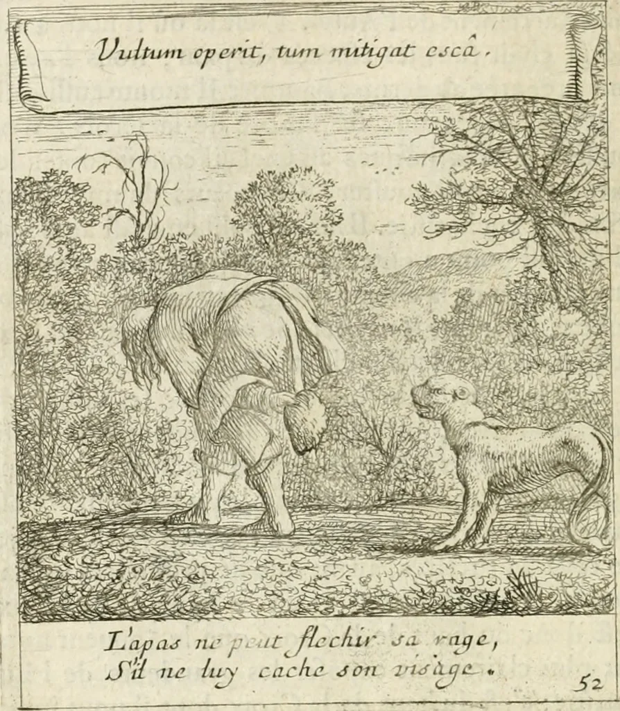 An illustration from Emblemes sacrez sur le tres-saint et tres-adorable sacrement de l'eucharistie, 1667, leaf 121
