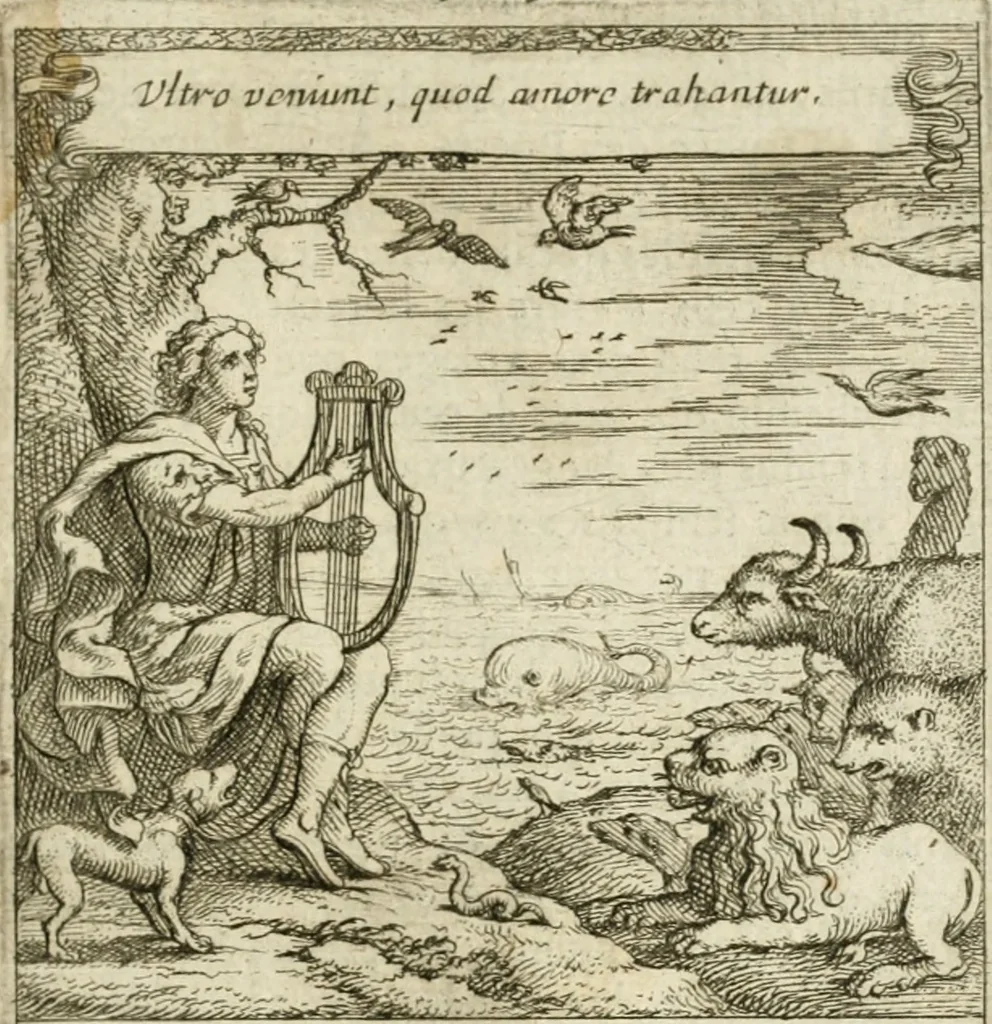 An illustration from Emblemes sacrez sur le tres-saint et tres-adorable sacrement de l'eucharistie, 1667, leaf 16