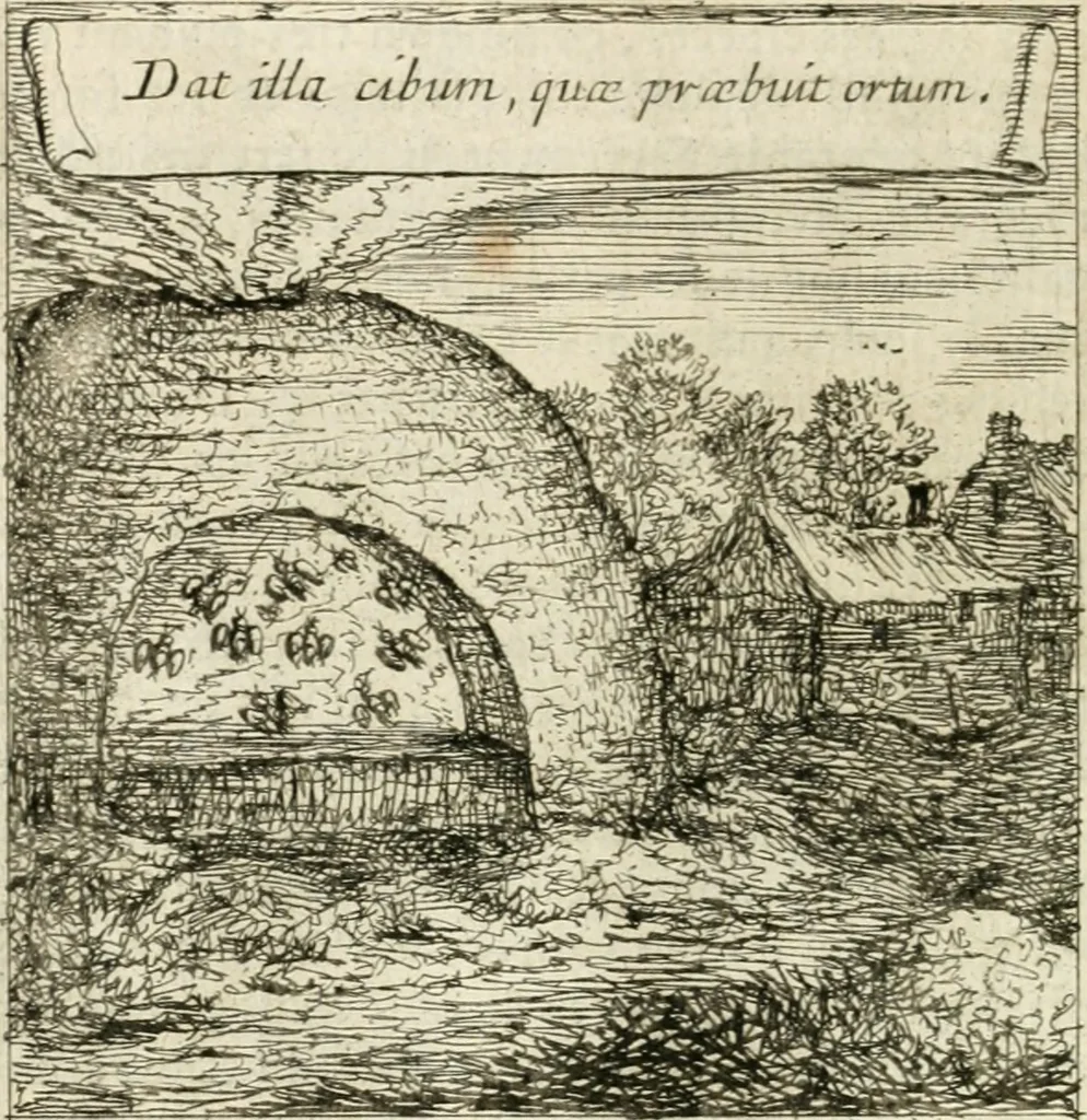 An illustration from Emblemes sacrez sur le tres-saint et tres-adorable sacrement de l'eucharistie, 1667, leaf 175