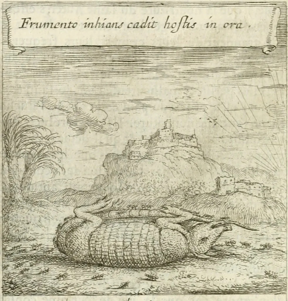 An illustration from Emblemes sacrez sur le tres-saint et tres-adorable sacrement de l'eucharistie, 1667, leaf 183
