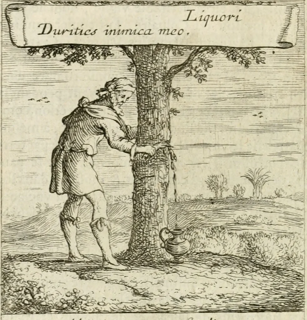An illustration from Emblemes sacrez sur le tres-saint et tres-adorable sacrement de l'eucharistie, 1667, leaf 197