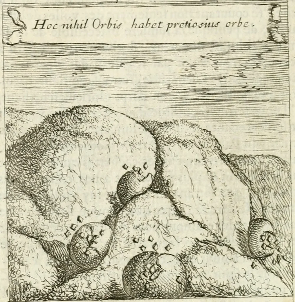 An illustration from Emblemes sacrez sur le tres-saint et tres-adorable sacrement de l'eucharistie, 1667, leaf 215