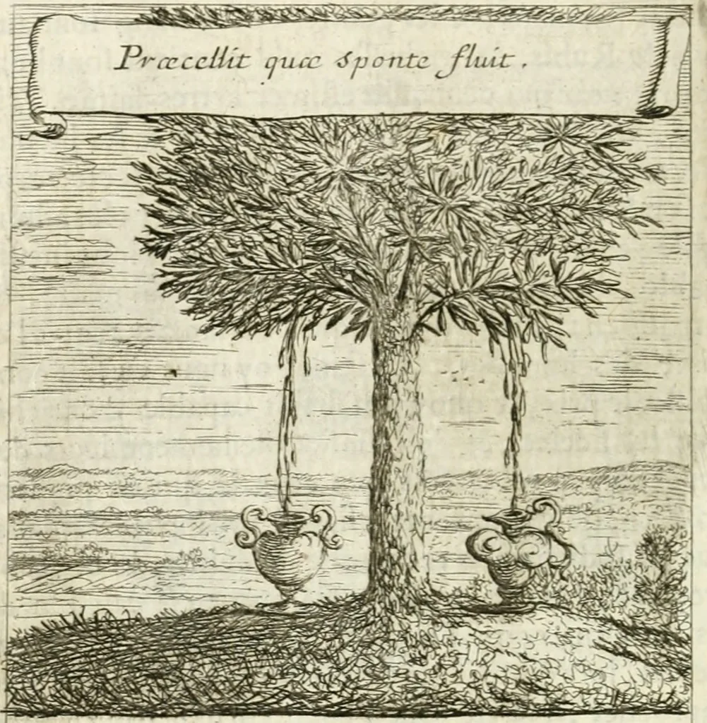 An illustration from Emblemes sacrez sur le tres-saint et tres-adorable sacrement de l'eucharistie, 1667, leaf 217