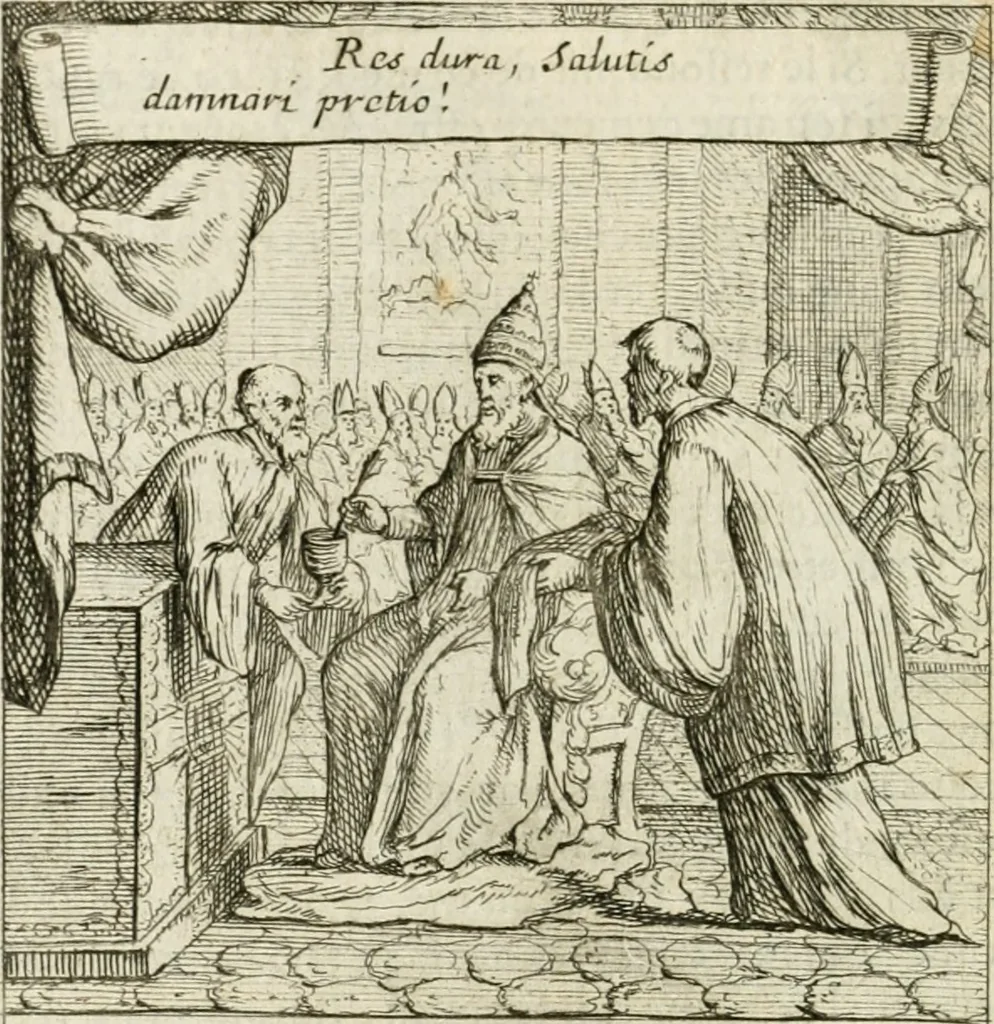An illustration from Emblemes sacrez sur le tres-saint et tres-adorable sacrement de l'eucharistie, 1667, leaf 33