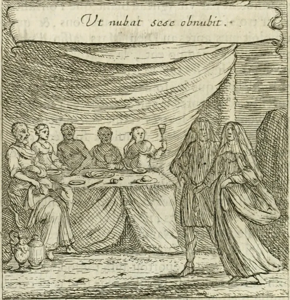 An illustration from Emblemes sacrez sur le tres-saint et tres-adorable sacrement de l'eucharistie, 1667, leaf 57