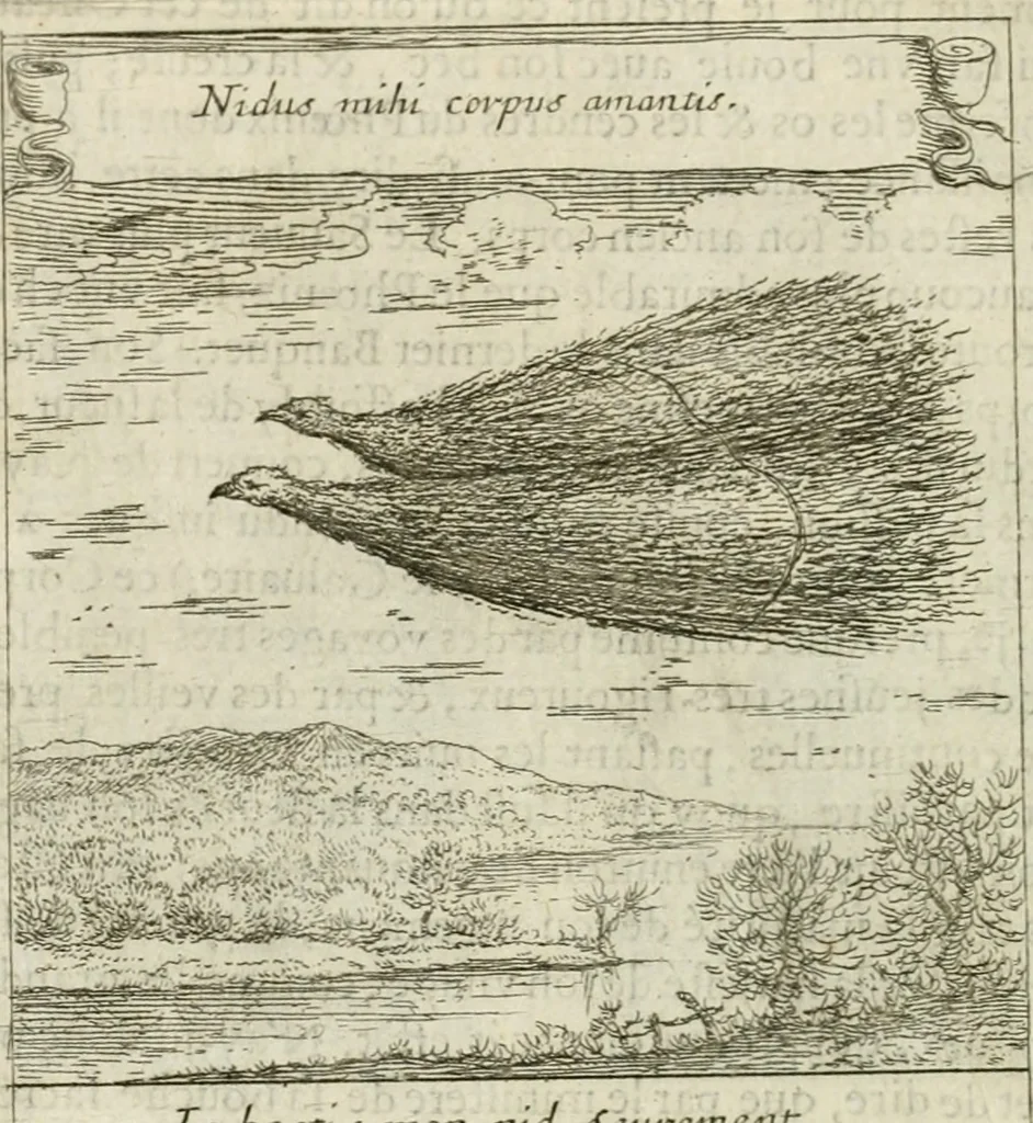 An illustration from Emblemes sacrez sur le tres-saint et tres-adorable sacrement de l'eucharistie, 1667, leaf 61