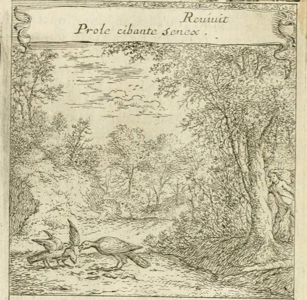 An illustration from Emblemes sacrez sur le tres-saint et tres-adorable sacrement de l'eucharistie, 1667, leaf 65