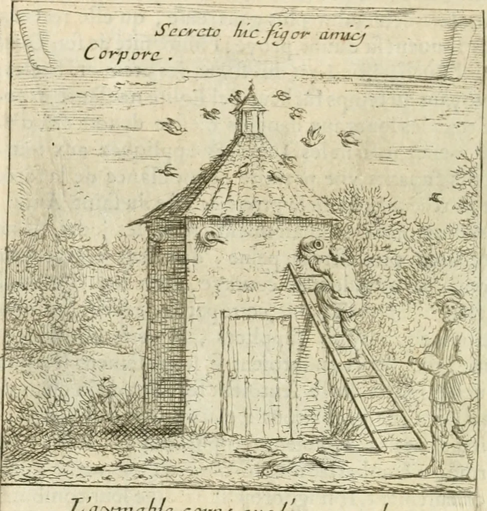 An illustration from Emblemes sacrez sur le tres-saint et tres-adorable sacrement de l'eucharistie, 1667, leaf 71