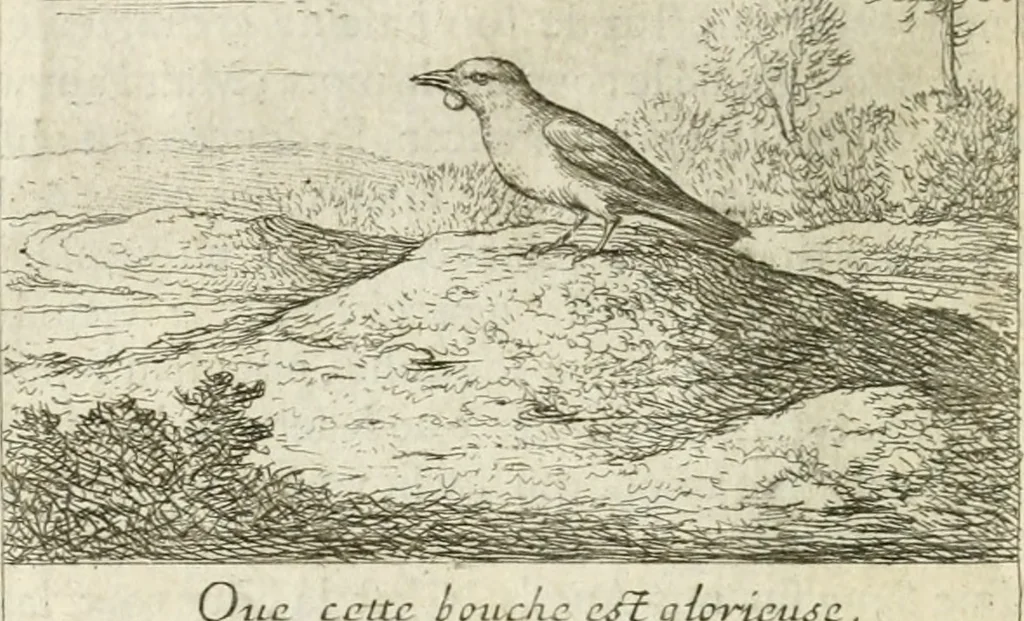 An illustration from Emblemes sacrez sur le tres-saint et tres-adorable sacrement de l'eucharistie, 1667, leaf 77