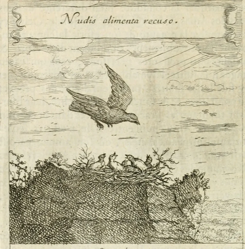 An illustration from Emblemes sacrez sur le tres-saint et tres-adorable sacrement de l'eucharistie, 1667, leaf 91